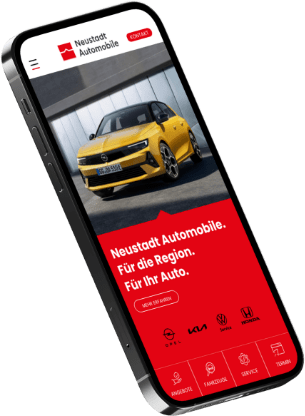 Webseite Autohaus Neustadt